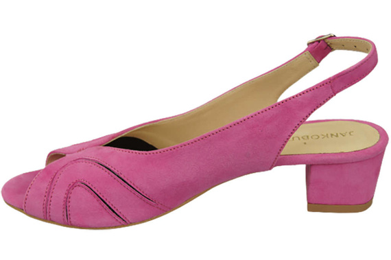 Dámská obuv Sandály semišová kůže Fuchsia 991 ElitaBut