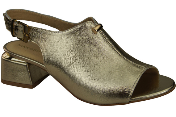 Dámská obuv Sandály Zlatá přezka Přírodní kůže 198 ElitaBut