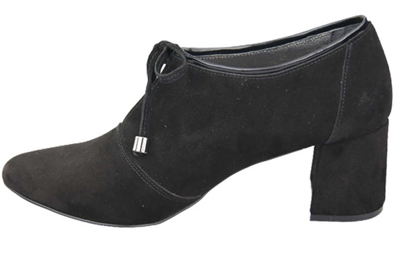 Dámská obuv Black Velour leather 183 ElitaBut