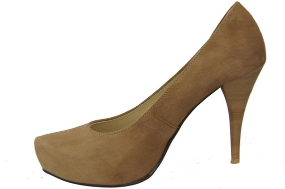 Dámská obuv Olive Natural Leather Suede 644 ElitaBut