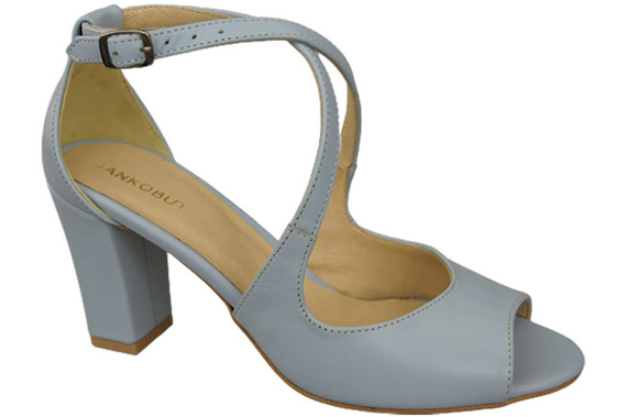 Dámská obuv Sandály Light Blue Natural Leather 186 ElitaBut