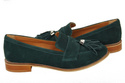Dámské mokasíny z přírodní kůže Velour Malachite 134 ElitaBut