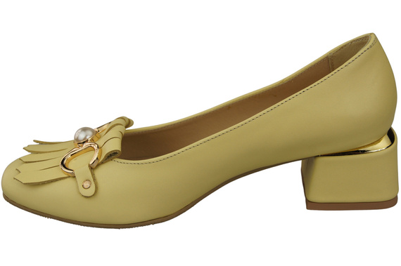 Dámská obuv Dámské lodičky se střapcem Banana Natural leather 195 ElitaBut